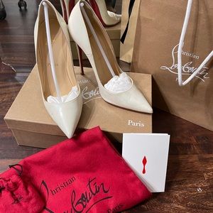 Christian Louboutin Pearl White SoKate